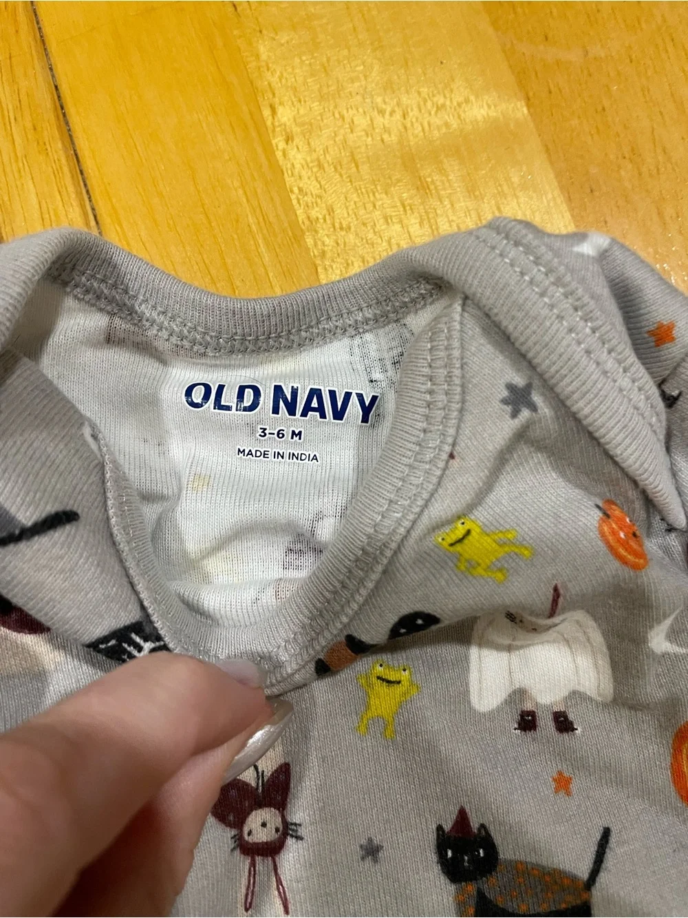Old Navy Orange 'My First Halloween' Bodysuit - Set